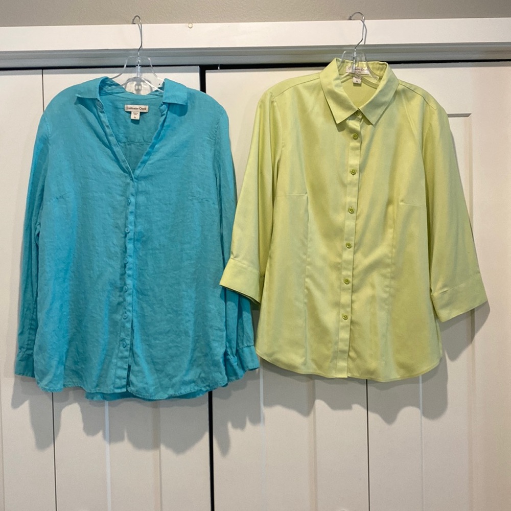 Two great Coldwater Creek shirts.  Size 14